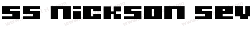 SS Nickson Seven字体转换